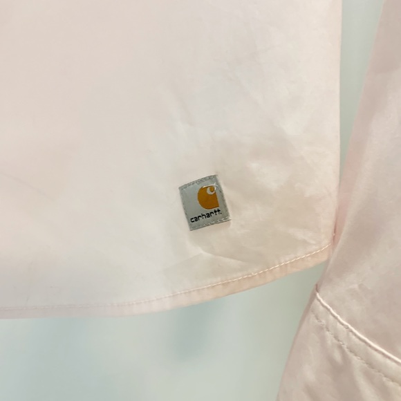 NWT Carhartt Pink Button Down Blouse - small - Picture 3 of 10